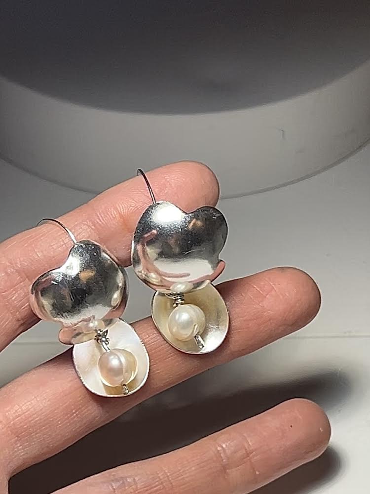 Petal Drop Pearl Earrings