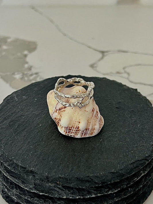 Coral Whisper Ring