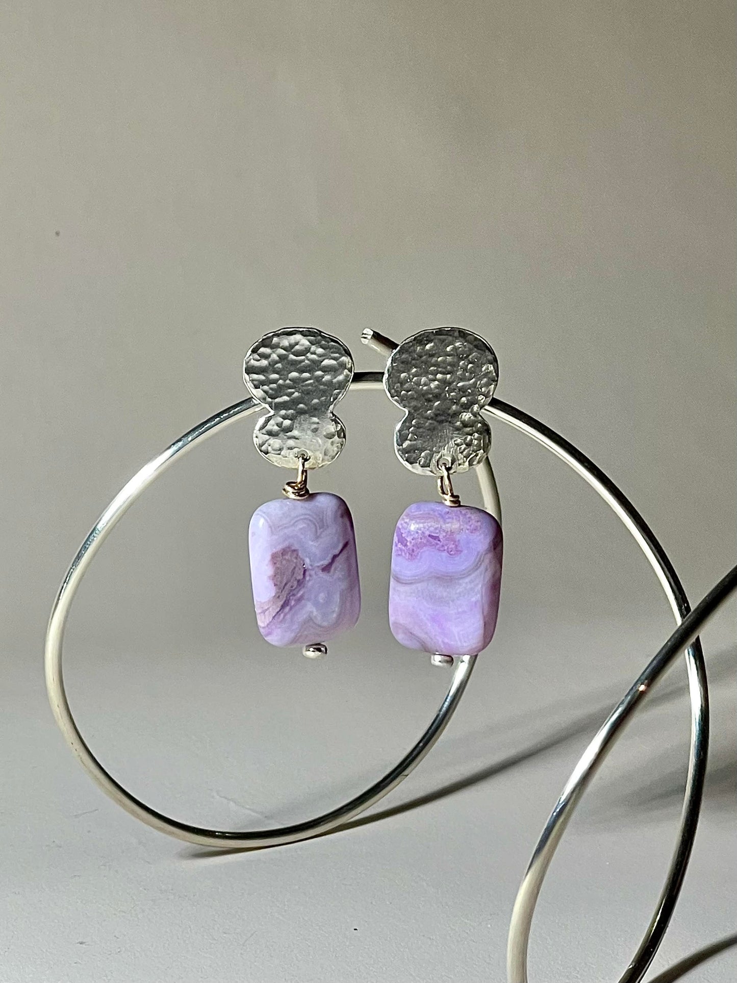 Purple Jelly Earrings